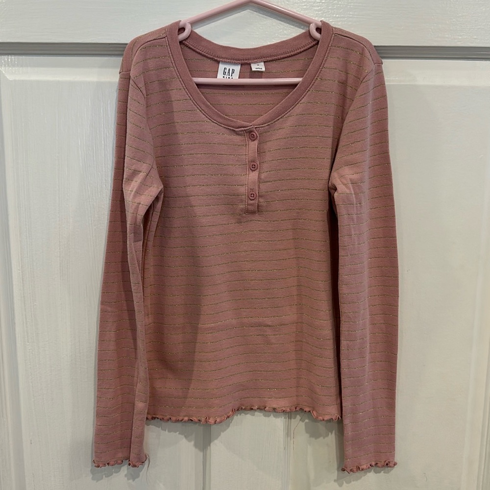 GAP Kids Girls Long Sleeve Shirt Size Medium